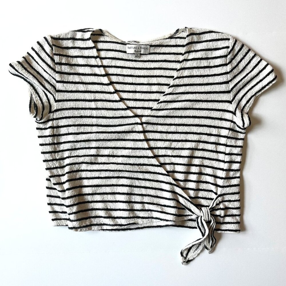 Texture & Thread Striped Top